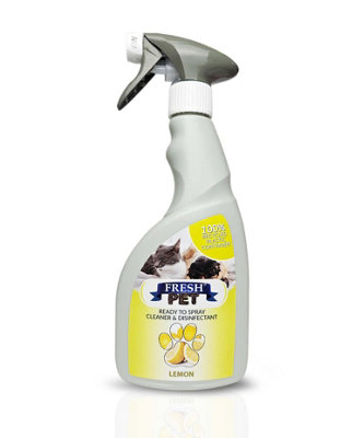 Fresh Pet Disinfectant Ready to Spray Lemon DIY at B Q