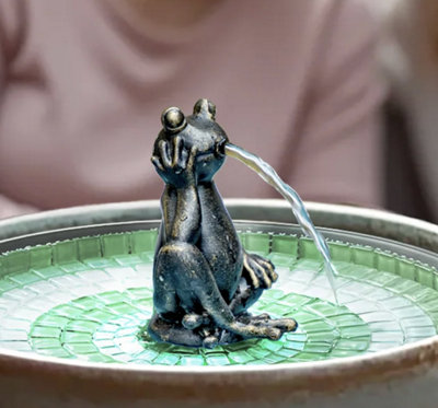 Fribett The Frog - A Hydria Life Fountain Accessory