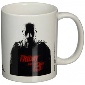 Friday The 13th Jason Voorhees Mug White/Black/Red (One Size)
