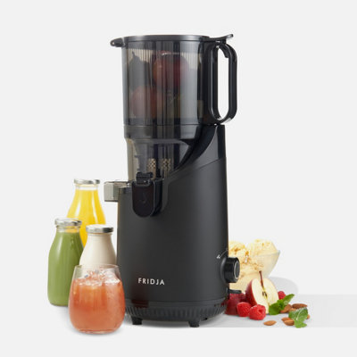 Fridja f2500 Self Feeding Whole Fruit Juicer - Large Chute, Cold Press Juicer for Fruits, Vegetables & Greens, Easy to Clean