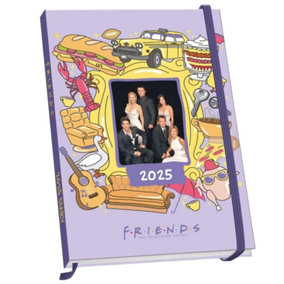 Friends 2025 Icons A5 Diary Multicoloured (One Size)