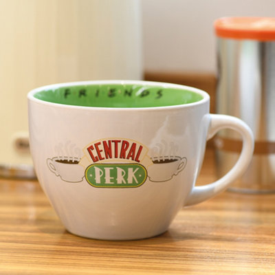 Friends Central Perk Mug White/Green/Red (One Size)