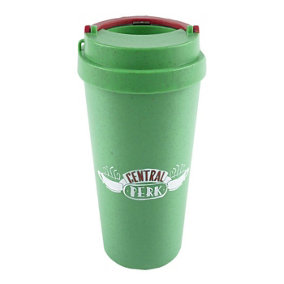 Friends Central Perk Reusable 425ml Travel Mug Green (One Size)