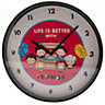 Friends Chibi Wall Clock Multicoloured (One Size)