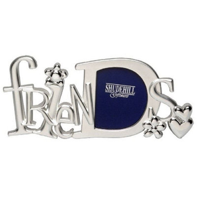 Friends Letter Message Photo Frame Silver 1 | DIY at B&Q