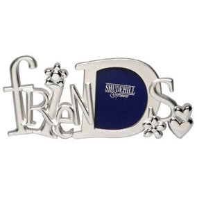 Friends Letter Message Photo Frame Silver 1
