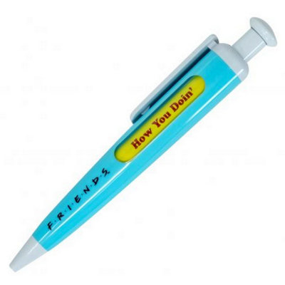 Friends Quote Pen Blue/White (One Size)