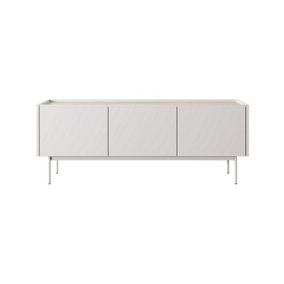 FRISK Stylish Modern TV Cabinet - (H)550mm (W)1440mm (D)370mm Living Room Furniture in Cashmere Beige