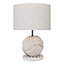 Frist Choice Lighting - Set of 2 Zena Natural Rope and White Wash Table Lamps