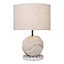 Frist Choice Lighting - Zena Natural Rope and White Wash Table Lamp