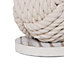 Frist Choice Lighting - Zena Natural Rope and White Wash Table Lamp