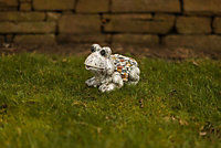 Frog Garden Ornament with Stone Effect