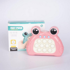 Frog Pink Quick Push Game Console