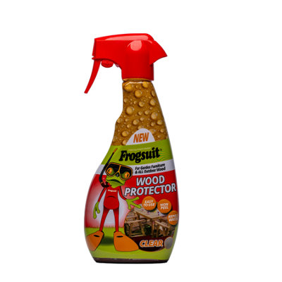 FROGSUIT WOOD PROTECTOR CLEAR FOR GARDEN FURNITURE AND ALL OUTDOOR WOOD