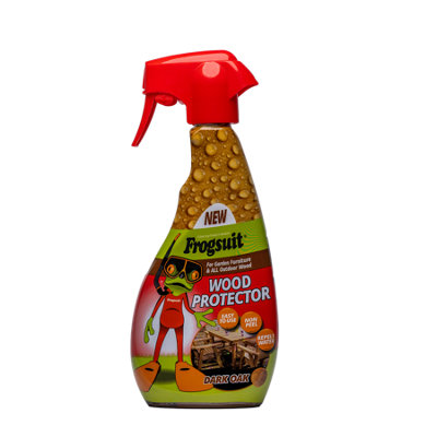 FROGSUIT WOOD PROTECTOR DARK FOR GARDEN FURNITURE AND ALL OUTDOOR WOOD