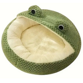 FrolicFrog Calming Pet Bed Cushion Comfortable&Soft - Cat Bed - Dog Bed - 50cm