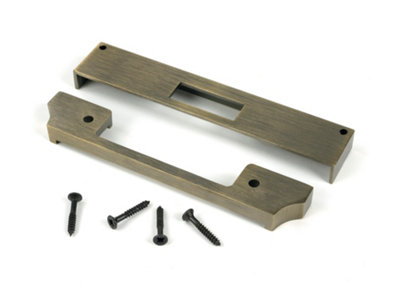 From The Anvil Aged Brass  1/2" Rebate Kit for Euro Dead Lock