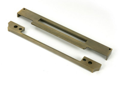 From The Anvil Aged Brass  1/2" Rebate Kit for Euro Din Sash Lock