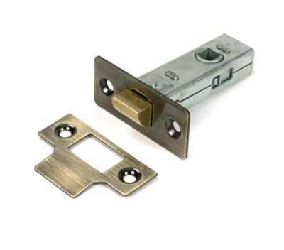 From The Anvil Aged Brass 2 1/2" Tubular Mortice Latch