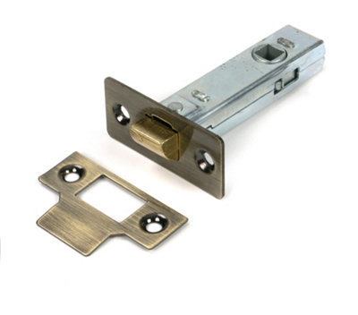From The Anvil Aged Brass 3" Tubular Mortice Latch