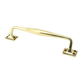 From The Anvil Aged Brass 300mm Art Deco Pull Handle