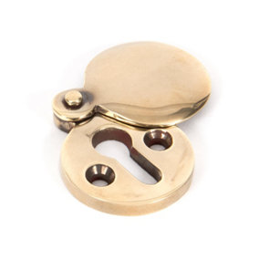 From The Anvil Aged Brass 30mm Round Escutcheon