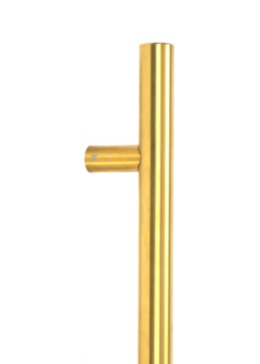 From The Anvil Aged Brass (316) 0.6m T Bar Handle Bolt Fix 32mm Dia.