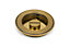 From The Anvil Aged Brass 75mm Plain Round Pull - Privacy Set