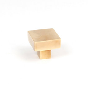 From The Anvil Aged Brass Albers Cabinet Knob - 30mm