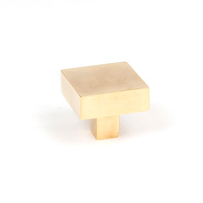 From The Anvil Aged Brass Albers Cabinet Knob - 35mm