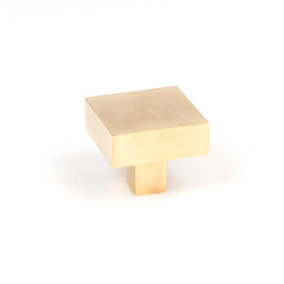 From The Anvil Aged Brass Albers Cabinet Knob - 35mm