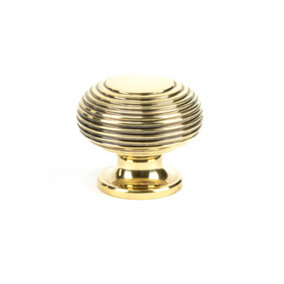 From The Anvil Aged Brass Beehive Cabinet Knob 40mm