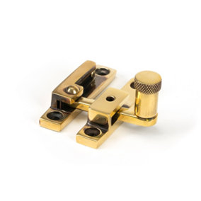 From The Anvil Aged Brass Brompton Quadrant Fastener - Narrow
