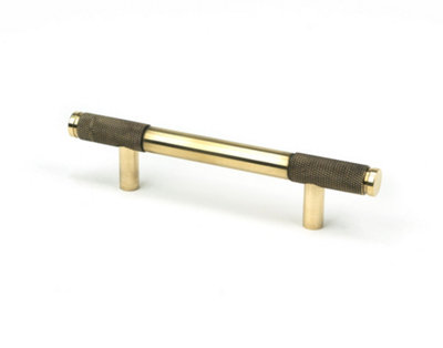 From The Anvil Aged Brass Half Brompton Pull Handle - Small