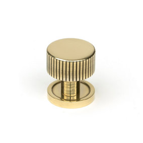 From The Anvil Aged Brass Judd Cabinet Knob - 25mm (Plain)