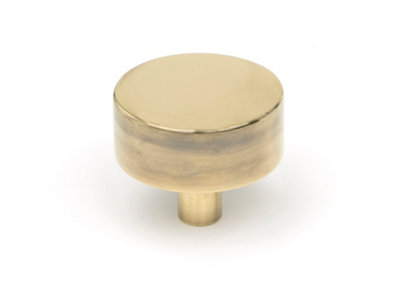 From The Anvil Aged Brass Kelso Cabinet Knob - 38mm (No rose)