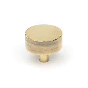 From The Anvil Aged Brass Kelso Cabinet Knob - 38mm (No rose)