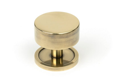 From The Anvil Aged Brass Kelso Cabinet Knob - 38mm (Plain)