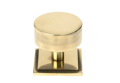 From The Anvil Aged Brass Kelso Cabinet Knob - 38mm (Square)