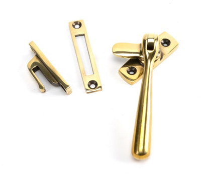 From The Anvil Aged Brass Locking Newbury Fastener