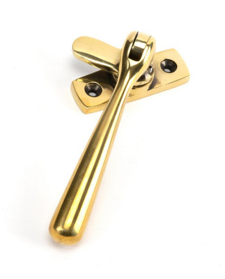 From The Anvil Aged Brass Locking Newbury Fastener