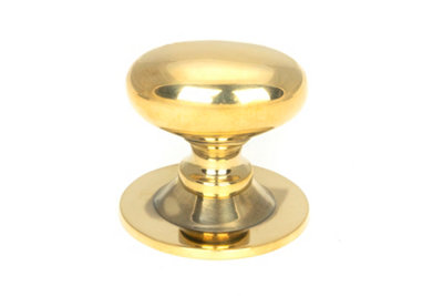 From The Anvil Aged Brass Oval Cabinet Knob 33mm