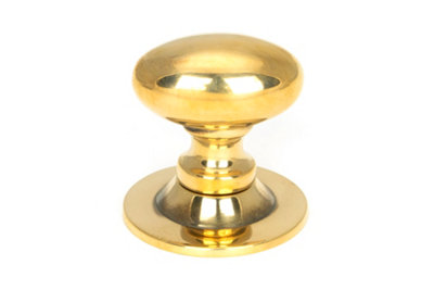 From The Anvil Aged Brass Oval Cabinet Knob 40mm
