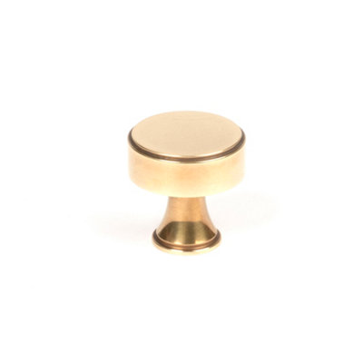 From The Anvil Aged Brass Scully Cabinet Knob - 25mm
