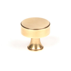 From The Anvil Aged Brass Scully Cabinet Knob - 32mm