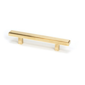 From The Anvil Aged Brass Scully Pull Handle - Small