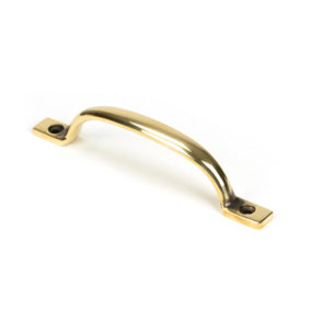 From The Anvil Aged Brass Slim Sash Pull