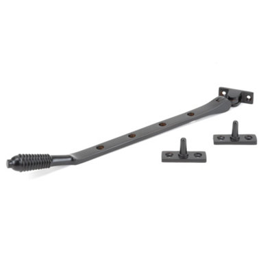 From The Anvil Aged Bronze 10 Inch Reeded Stay
