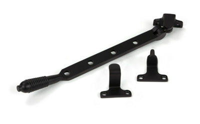 From The Anvil Aged Bronze 10" Reeded Stay (Steel Window)
