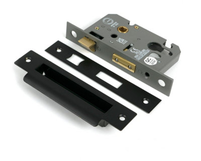 From The Anvil Aged Bronze 2 1/2" Euro Profile Sash Lock